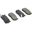 Jeu de 4 plaquettes de frein arrière HERTH+BUSS JAKOPARTS J3610301 - Visuel 1