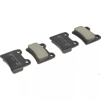 Jeu de 4 plaquettes de frein arrière HERTH+BUSS JAKOPARTS J3610302