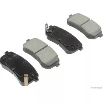 Jeu de 4 plaquettes de frein arrière HERTH+BUSS JAKOPARTS