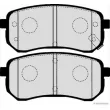 Jeu de 4 plaquettes de frein arrière HERTH+BUSS JAKOPARTS J3610307 - Visuel 2