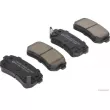 Jeu de 4 plaquettes de frein arrière HERTH+BUSS JAKOPARTS J3610312 - Visuel 1