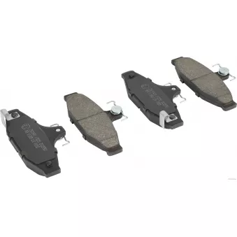 Jeu de 4 plaquettes de frein arrière HERTH+BUSS JAKOPARTS J3610400