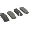 Jeu de 4 plaquettes de frein arrière HERTH+BUSS JAKOPARTS J3610403 - Visuel 1