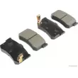 Jeu de 4 plaquettes de frein arrière HERTH+BUSS JAKOPARTS J3610502 - Visuel 1