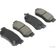 Jeu de 4 plaquettes de frein arrière HERTH+BUSS JAKOPARTS J3610507 - Visuel 1
