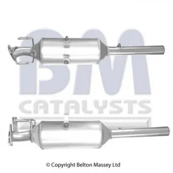 Filtre à particules / à suie, échappement BM CATALYSTS BM11191H