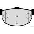 Jeu de 4 plaquettes de frein arrière HERTH+BUSS JAKOPARTS J3611036 - Visuel 2