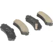 Jeu de 4 plaquettes de frein arrière HERTH+BUSS JAKOPARTS J3611039 - Visuel 1