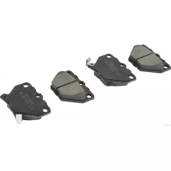 Jeu de 4 plaquettes de frein arrière HERTH+BUSS JAKOPARTS