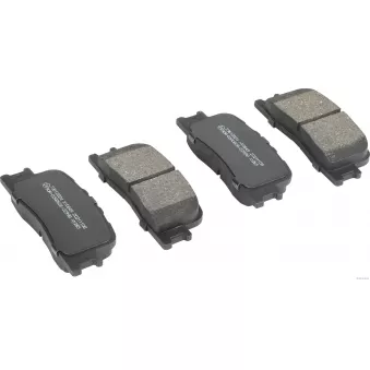 Jeu de 4 plaquettes de frein arrière HERTH+BUSS JAKOPARTS J3612024