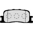 Jeu de 4 plaquettes de frein arrière HERTH+BUSS JAKOPARTS J3612024 - Visuel 2