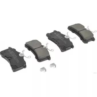 Jeu de 4 plaquettes de frein arrière HERTH+BUSS JAKOPARTS J3612026