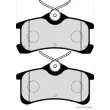Jeu de 4 plaquettes de frein arrière HERTH+BUSS JAKOPARTS J3612026 - Visuel 2