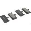 Jeu de 4 plaquettes de frein arrière HERTH+BUSS JAKOPARTS J3612029 - Visuel 1