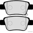 Jeu de 4 plaquettes de frein arrière HERTH+BUSS JAKOPARTS J3612030 - Visuel 2