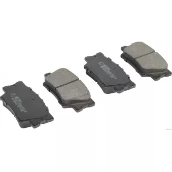 Jeu de 4 plaquettes de frein arrière HERTH+BUSS JAKOPARTS J3612035