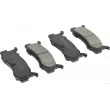 Jeu de 4 plaquettes de frein arrière HERTH+BUSS JAKOPARTS J3613003 - Visuel 1