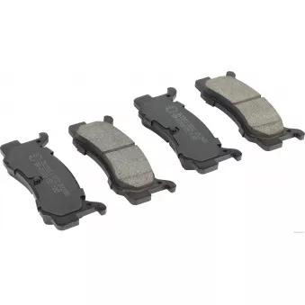 Jeu de 4 plaquettes de frein arrière HERTH+BUSS JAKOPARTS J3613003