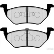 Jeu de 4 plaquettes de frein arrière HERTH+BUSS JAKOPARTS J3613023 - Visuel 2
