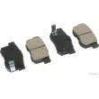 Jeu de 4 plaquettes de frein arrière HERTH+BUSS JAKOPARTS J3614008 - Visuel 1