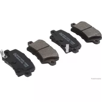 Jeu de 4 plaquettes de frein arrière HERTH+BUSS JAKOPARTS J3614019