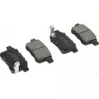 Jeu de 4 plaquettes de frein arrière HERTH+BUSS JAKOPARTS J3614020 - Visuel 1