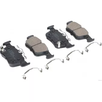 Jeu de 4 plaquettes de frein arrière HERTH+BUSS JAKOPARTS J3614030