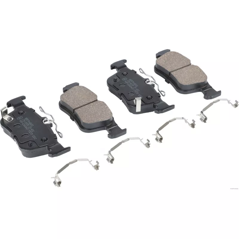Jeu de 4 plaquettes de frein arrière HERTH+BUSS JAKOPARTS J3614030