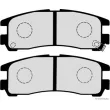 Jeu de 4 plaquettes de frein arrière HERTH+BUSS JAKOPARTS J3615003 - Visuel 2