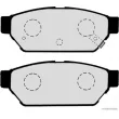 Jeu de 4 plaquettes de frein arrière HERTH+BUSS JAKOPARTS J3615004 - Visuel 2