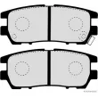 Jeu de 4 plaquettes de frein arrière HERTH+BUSS JAKOPARTS J3615005 - Visuel 2