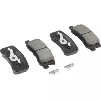Jeu de 4 plaquettes de frein arrière HERTH+BUSS JAKOPARTS J3615010