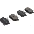 Jeu de 4 plaquettes de frein arrière HERTH+BUSS JAKOPARTS J3615012 - Visuel 1