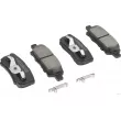 Jeu de 4 plaquettes de frein arrière HERTH+BUSS JAKOPARTS J3615014 - Visuel 1