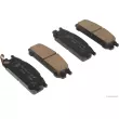 Jeu de 4 plaquettes de frein arrière HERTH+BUSS JAKOPARTS J3617001 - Visuel 1