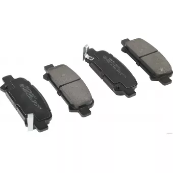 Jeu de 4 plaquettes de frein arrière HERTH+BUSS JAKOPARTS J3617002