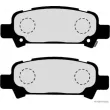 Jeu de 4 plaquettes de frein arrière HERTH+BUSS JAKOPARTS J3617002 - Visuel 2