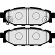 Jeu de 4 plaquettes de frein arrière HERTH+BUSS JAKOPARTS J3617003 - Visuel 2