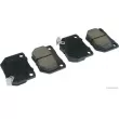 Jeu de 4 plaquettes de frein arrière HERTH+BUSS JAKOPARTS J3617004 - Visuel 1