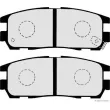 Jeu de 4 plaquettes de frein arrière HERTH+BUSS JAKOPARTS J3619001 - Visuel 2