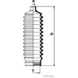 Jeu de joints-soufflets, direction HERTH+BUSS JAKOPARTS J4100500 - Visuel 2
