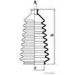 Joint-soufflet, direction HERTH+BUSS JAKOPARTS J4108000 - Visuel 2