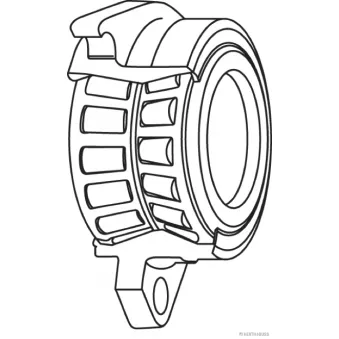Roulement de roue arrière HERTH+BUSS JAKOPARTS J4711052