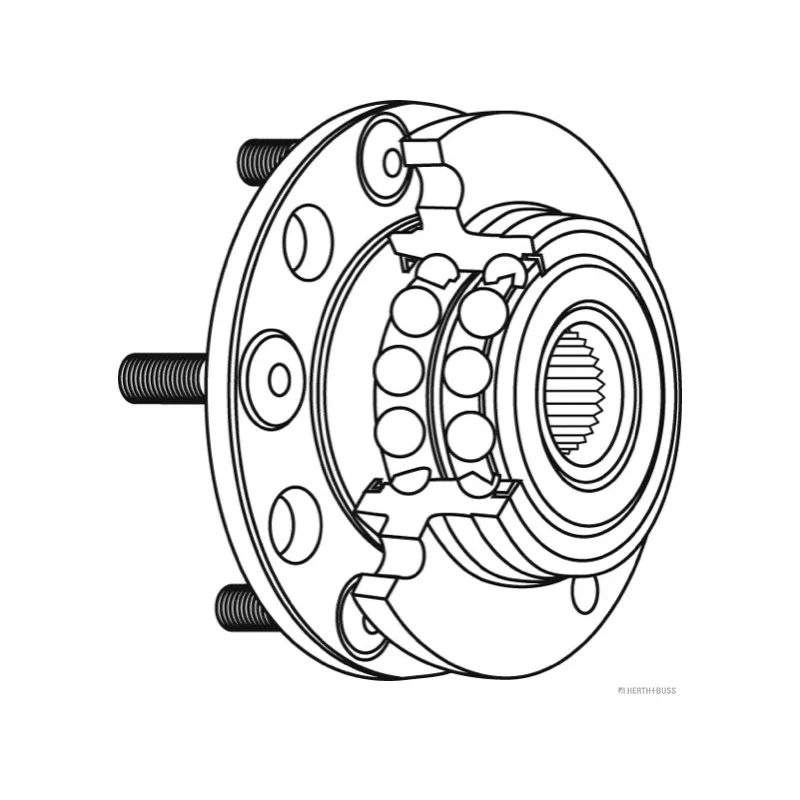 Roulement de roue arrière HERTH+BUSS JAKOPARTS J4712029