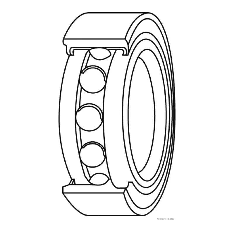 Roulement de roue arrière HERTH+BUSS JAKOPARTS J4717000