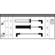 Kit de câbles d'allumage HERTH+BUSS JAKOPARTS J5380900 - Visuel 2