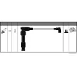 Kit de câbles d'allumage HERTH+BUSS JAKOPARTS J5380905 - Visuel 2