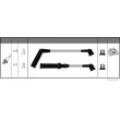 Kit de câbles d'allumage HERTH+BUSS JAKOPARTS J5382001 - Visuel 2