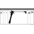 Kit de câbles d'allumage HERTH+BUSS JAKOPARTS J5382057 - Visuel 2