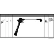Kit de câbles d'allumage HERTH+BUSS JAKOPARTS J5383025 - Visuel 2